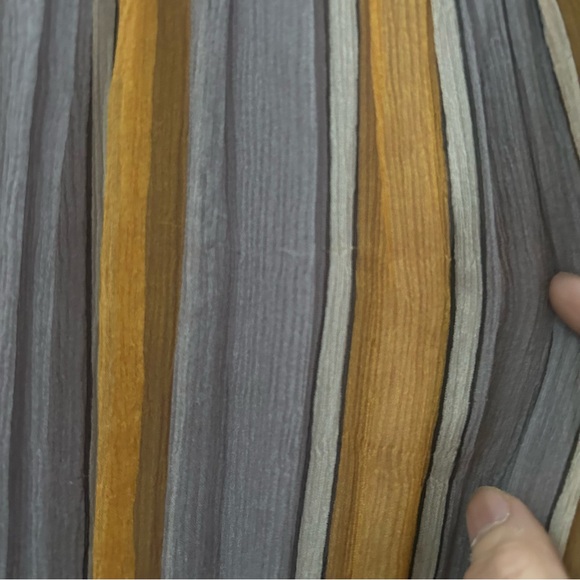 Sold out style! Zimmerman silk stripe belted midi skirt size 0 us size 4 - Picture 9 of 13